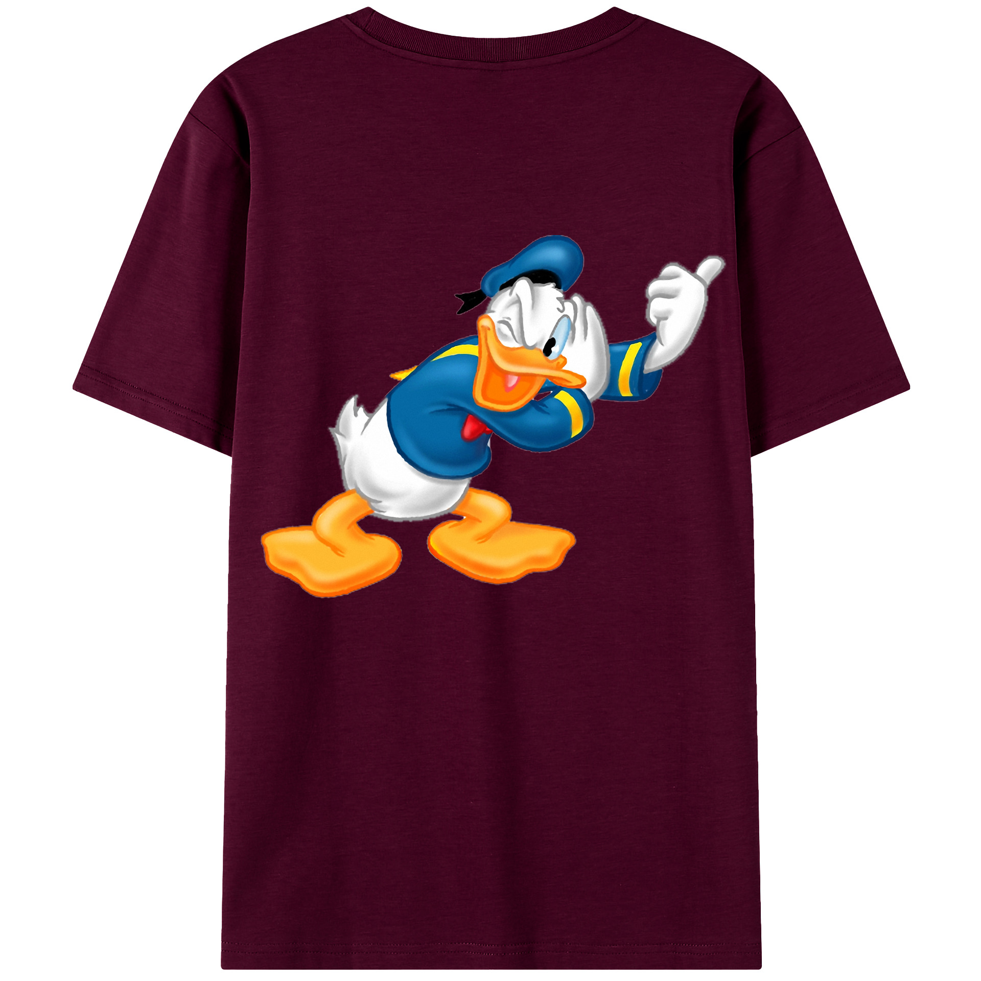 （画像用） ミッキーマウス Mickey Mouse レディース半袖Tシャツ(バックプリント)